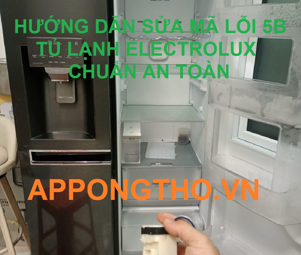 Có thể tự sửa lỗi 5B trên tủ lạnh Electrolux được không?