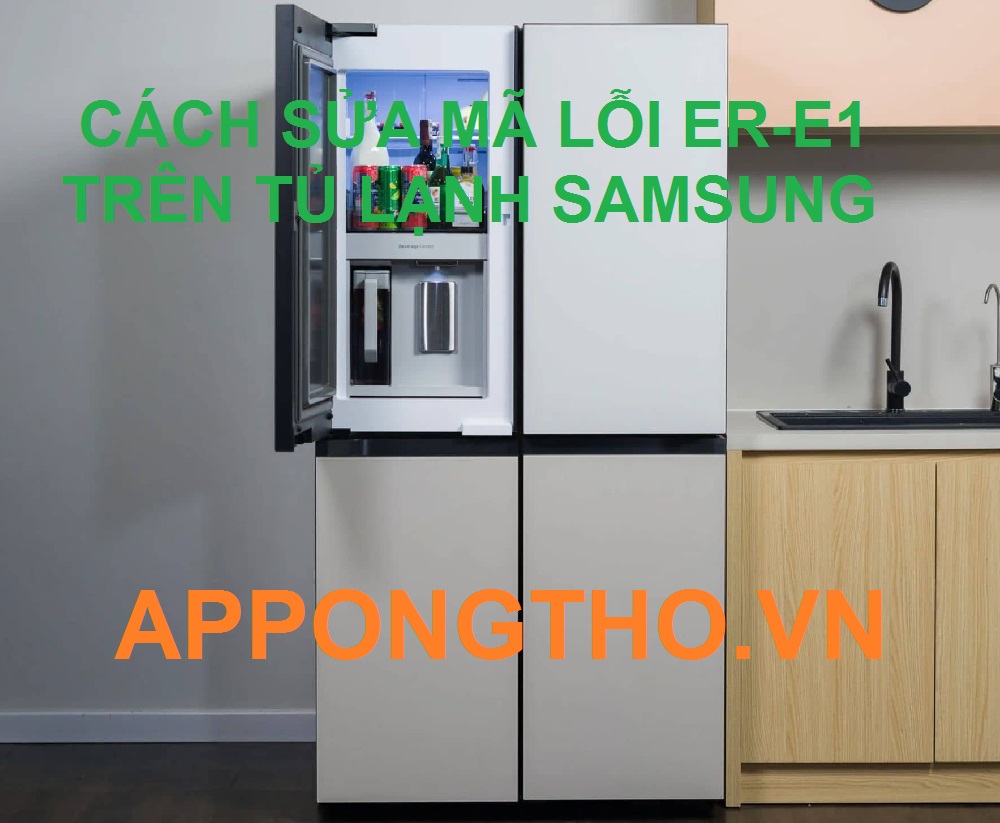 Thợ sửa lỗi ER-E1 tủ lạnh Samsung uy tín tốt nhất tại nhà