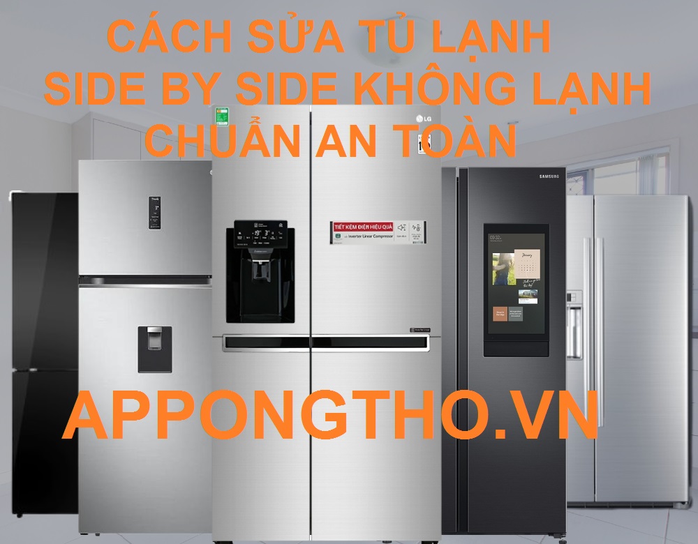 Xử lý tình trạng tủ lạnh Panasonic Side by side không chạy