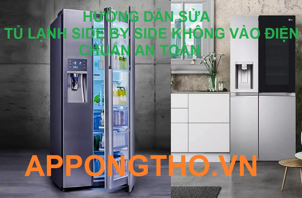 Nếu dây điện tủ lạnh Side by Side bị hỏng thì phải làm sao?